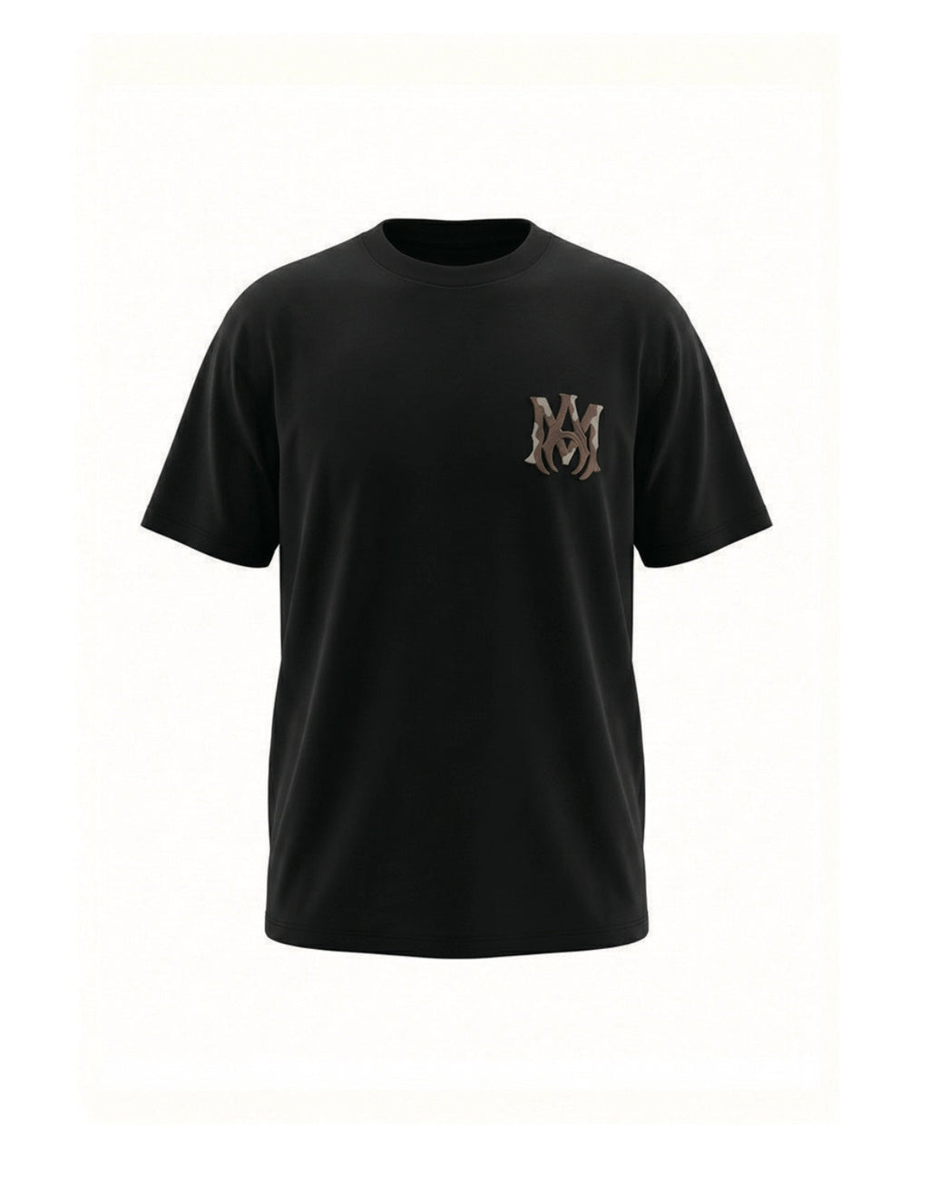 AMIRI MA Monogram Chest Graphic Short‑Sleeve Tee