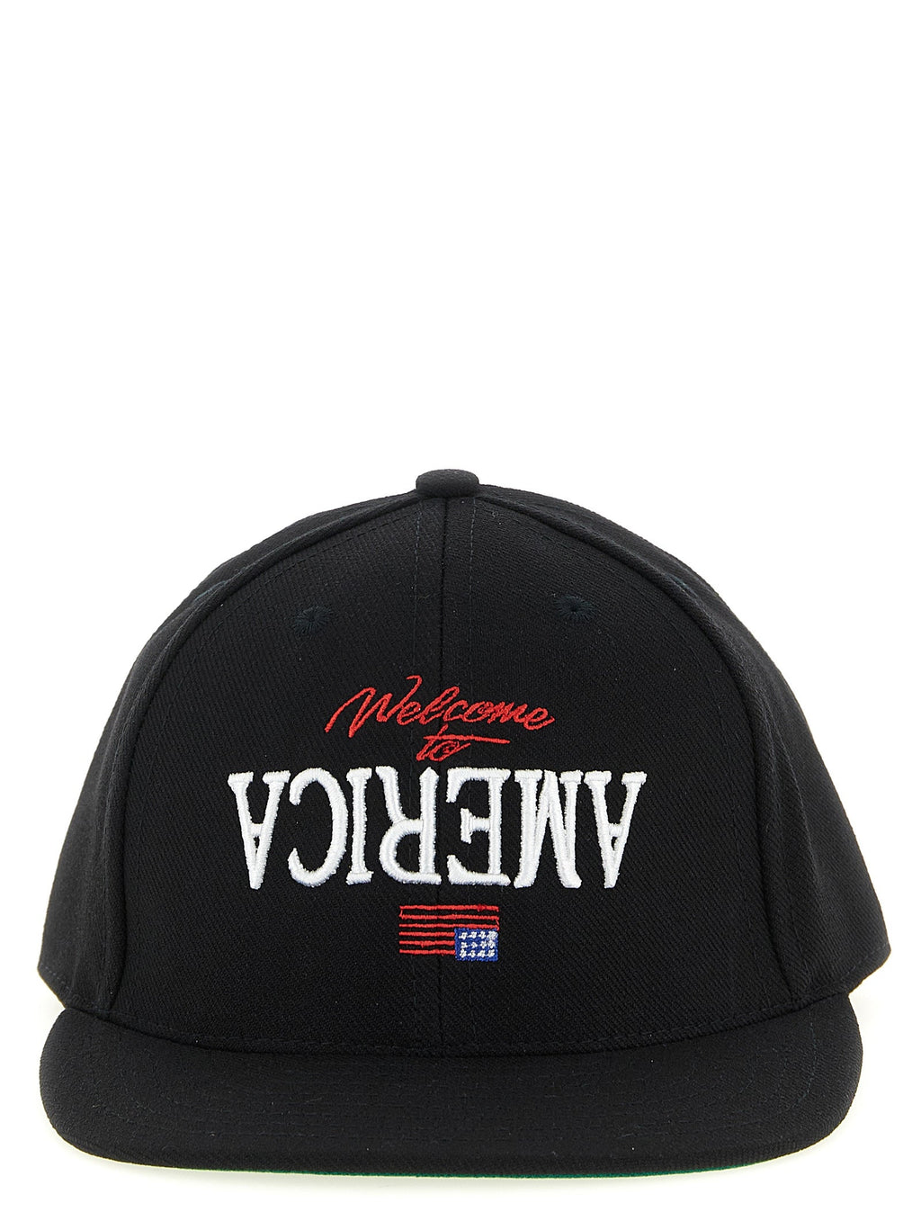 Willy Chavarria Black Polyester Baseball Cap