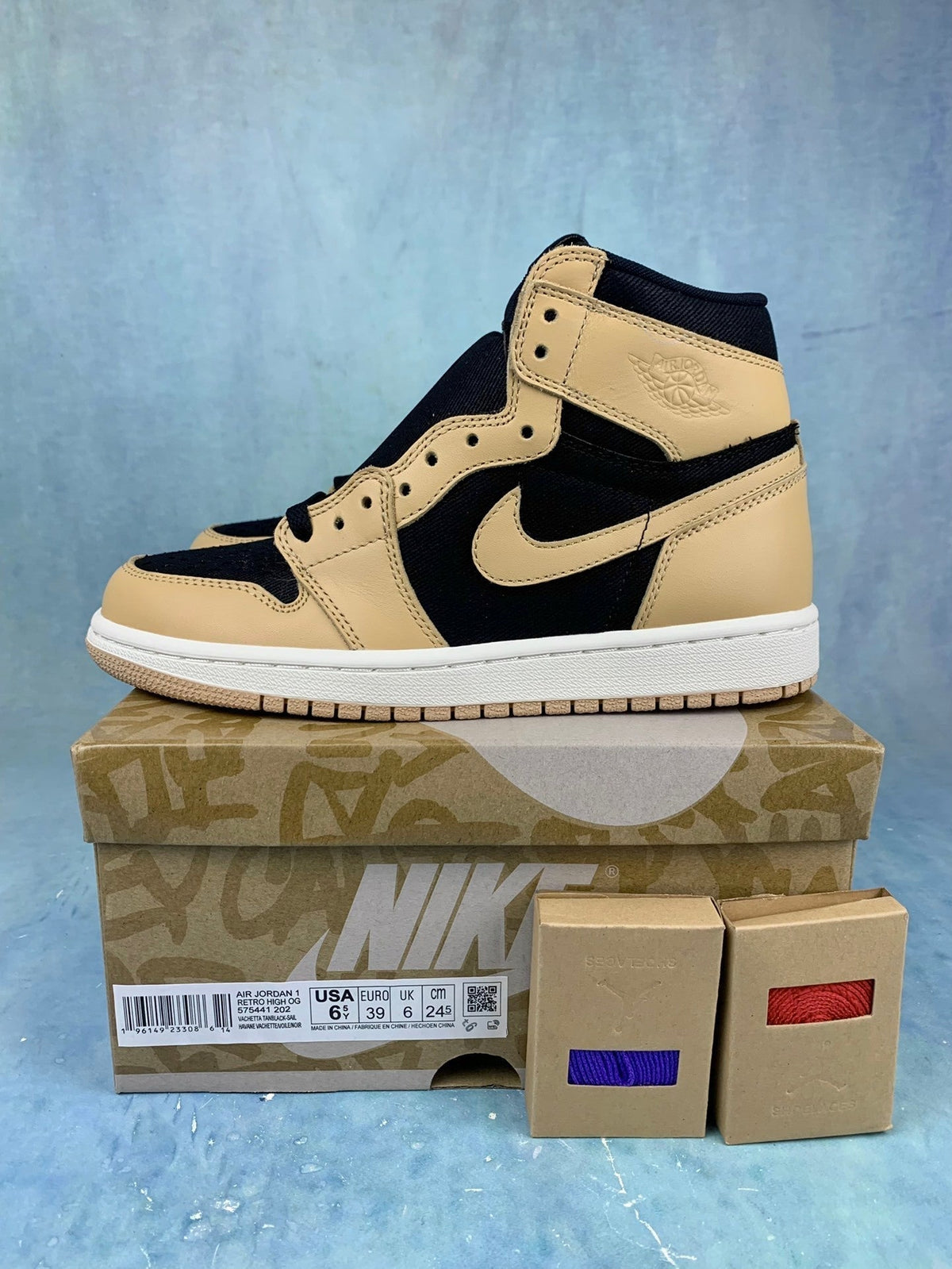 Air Jordan 1 High Milk Tea 575441-202 Unisex Sneakers