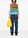 Sky High Farm graphic-logo denim gilet