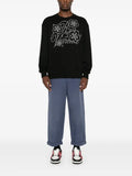 Kenzo Constellation-embroidered cotton sweatshirt