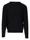 Fedeli V-neck wool sweater