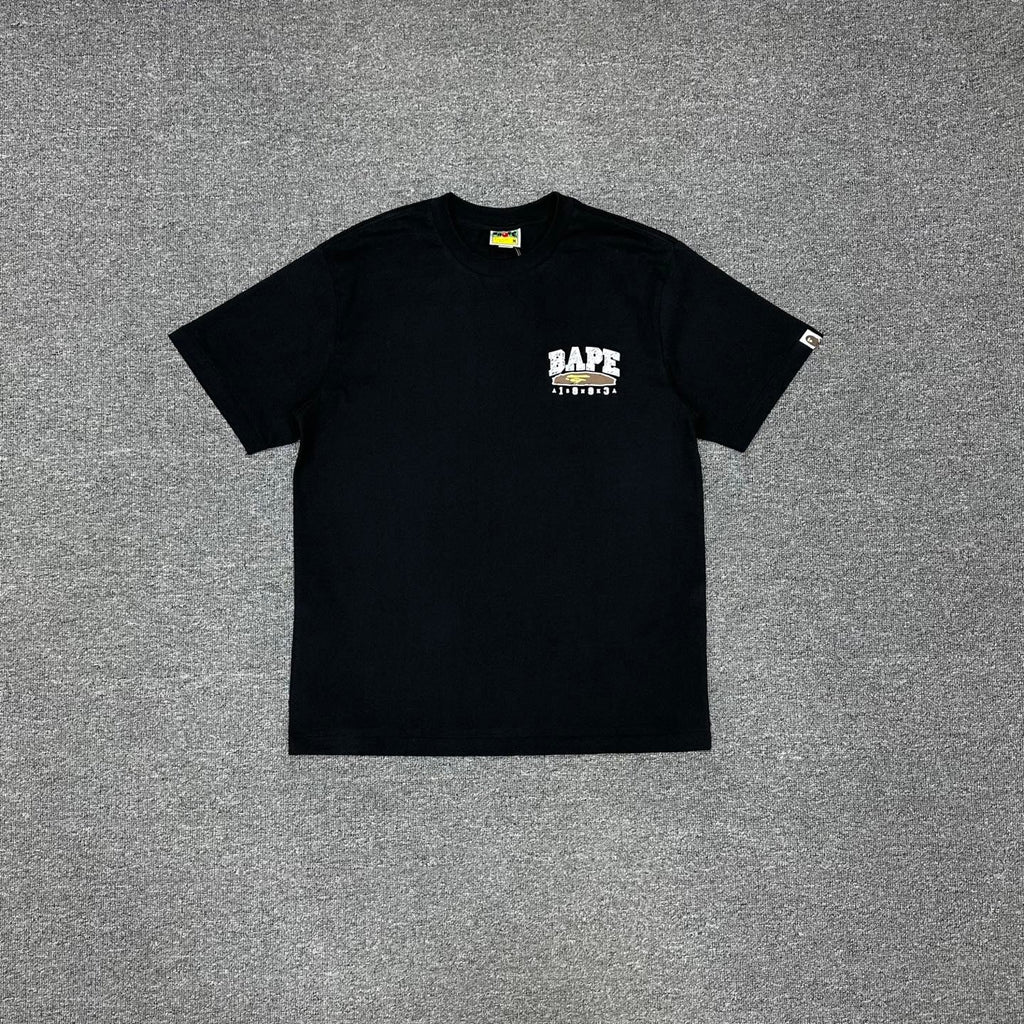 BAPE SS25 Back to School "1993" Camo-Fill College Logo Left Chest Oversized Heavyweight Unisex T-Shirt