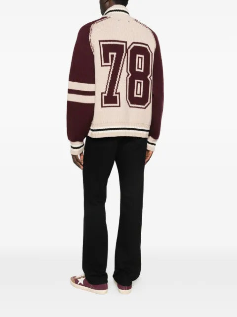 Golden Goose bomber jacket in jacquard knit