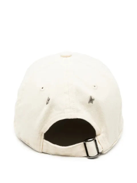 Golden Goose baseball cap with Ton-in-Ton "Golden" patch