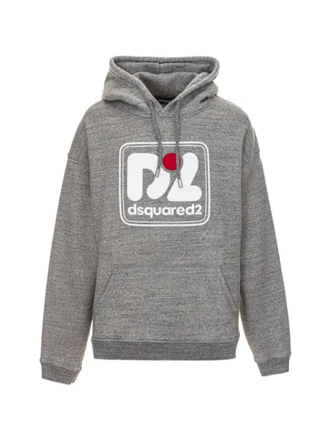 DSQUARED2 logo-print oversized hoodie