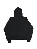 Bottega Desires logo-patch full-zip hoodie