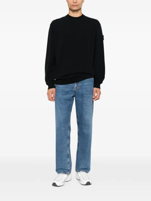 Stone Island 6100069 stretch cotton fleece Ghost Piece sweatshirt