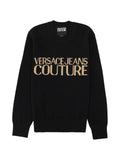 Versace Jeans Couture logo-intarsia crew-neck sweater