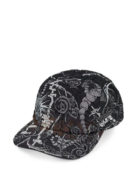 Supreme baseball cap with mesh-embroidery