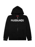 Pleasures zip-up hoodie