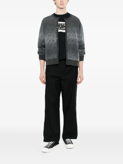 SPORT b. by agnès b.  Dino all-over print cardigan