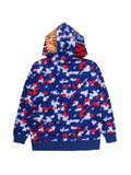 A BATHING APE® STA Strike Camo Shark camouflage zip-up hoodie