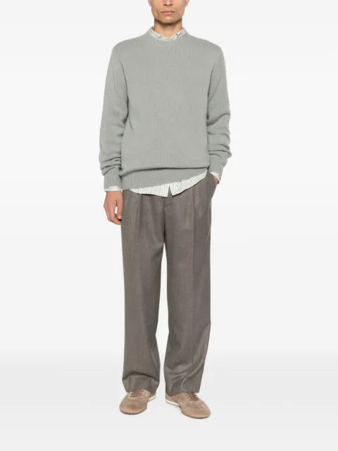 Soft Goat ribbed-knit sweater