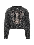 Doublet crew-neck sweater