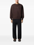 Stone Island 6100037 organic cotton fleece sweatshirt