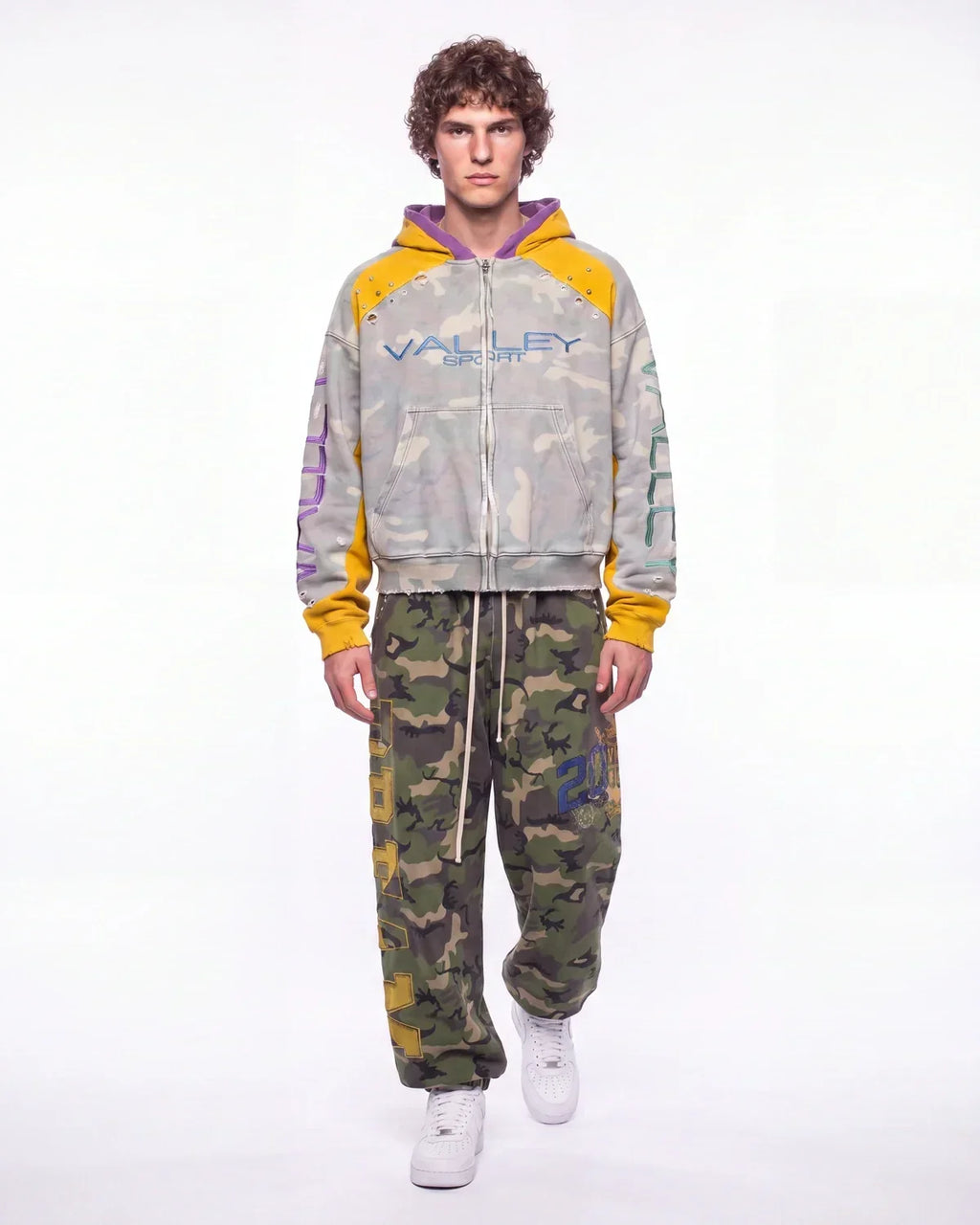Vale Forever Kamo 2000 Sweatpants — Green Camo