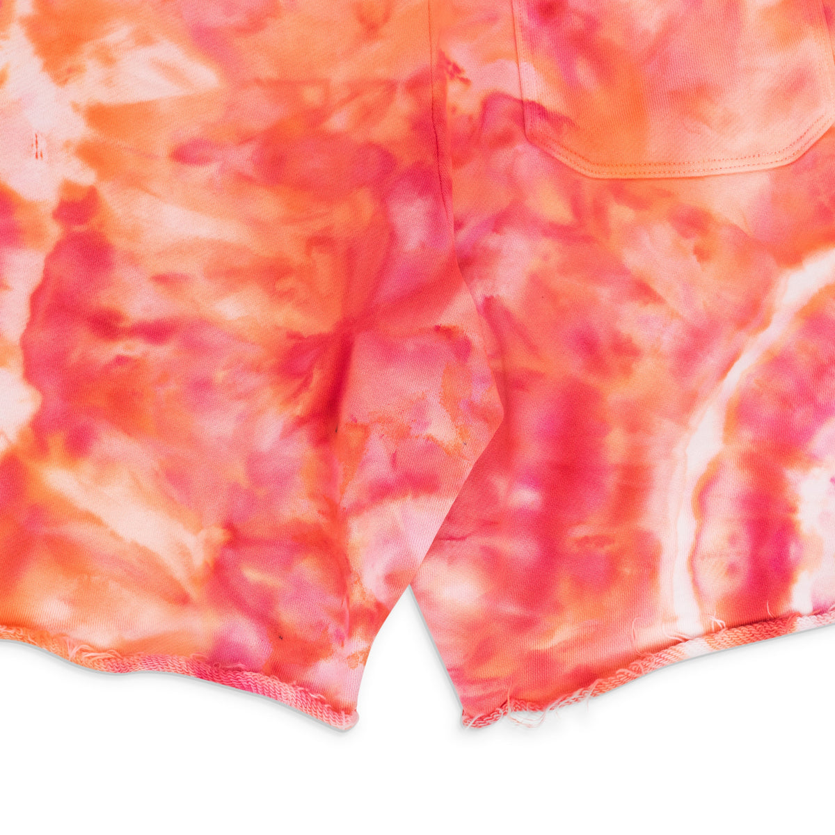Orange / Pink Tie Dye Ma Sweatshorts