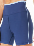 RIBBED TRACK SHORT