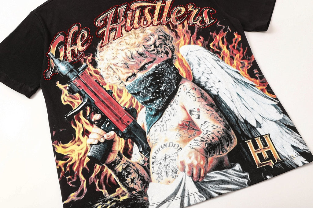 Life Hustlere No Days Off Graphic T-Shirt