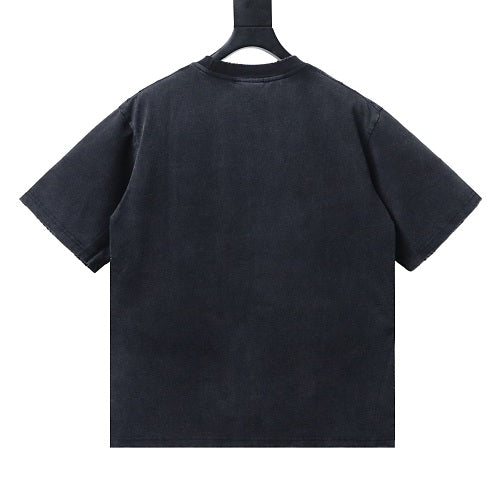 Balenciaga Logo Print T-shirt Black