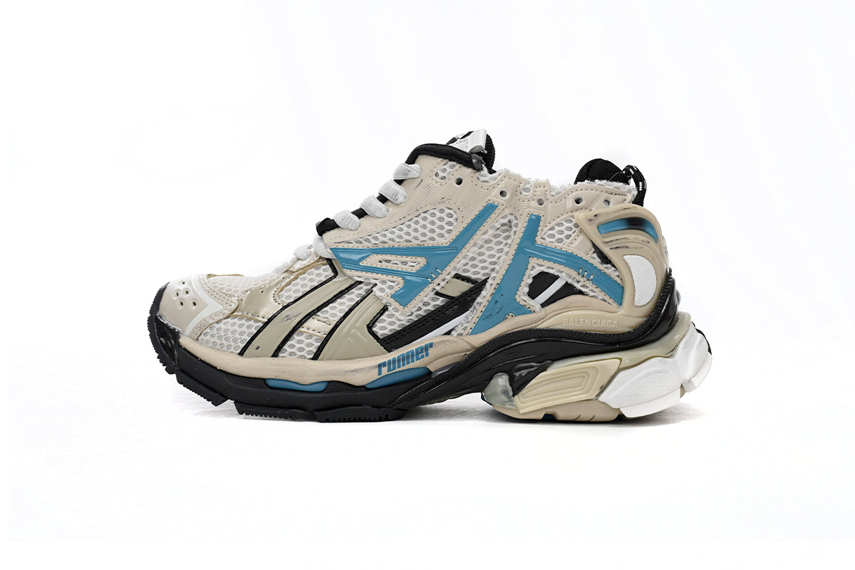 Balenciaga Runner Beige Grey Blue 677402 W5RH6 0312