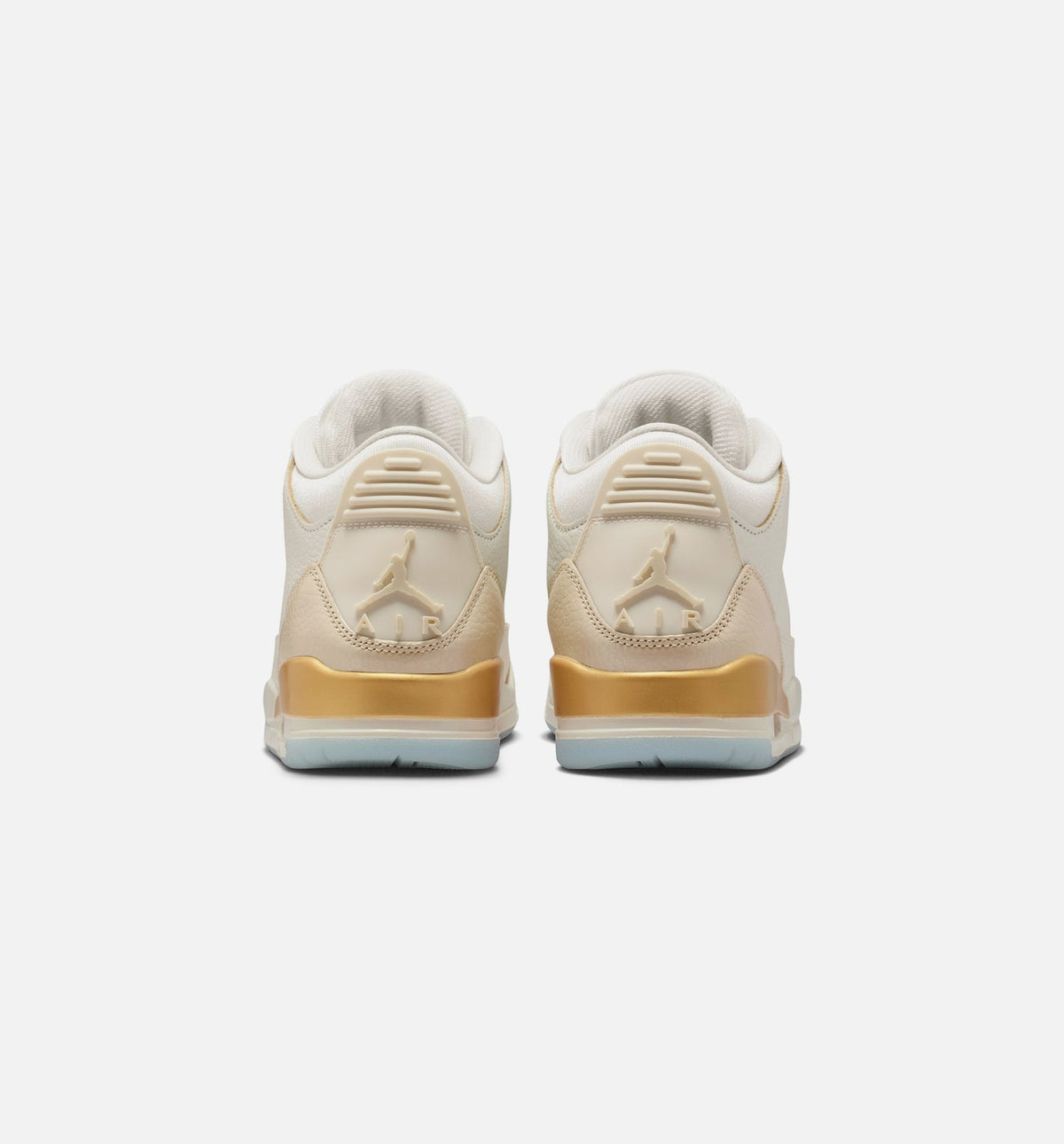 Air Jordan 3 Retro Sail & Pale Ivory Women's Lifestyle Shoe - Sail/Team Gold/Pale Ivory/Metallic Gold/Ice