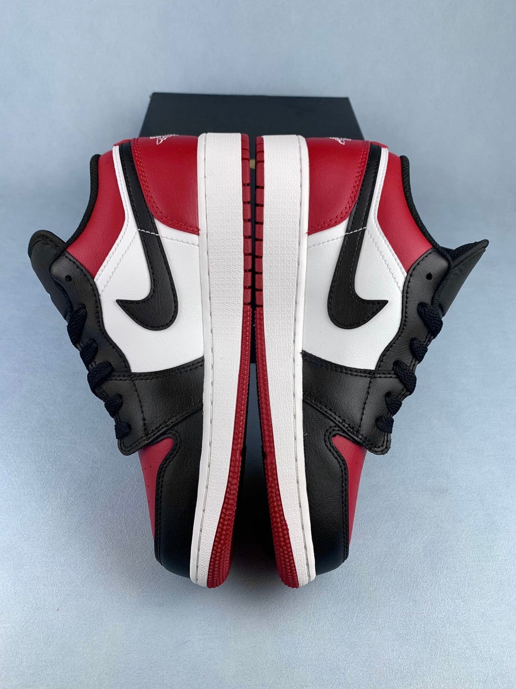 Air Jordan 1 Low Black/Red Toe 553558-161, 553560-612 Unisex Sneakers